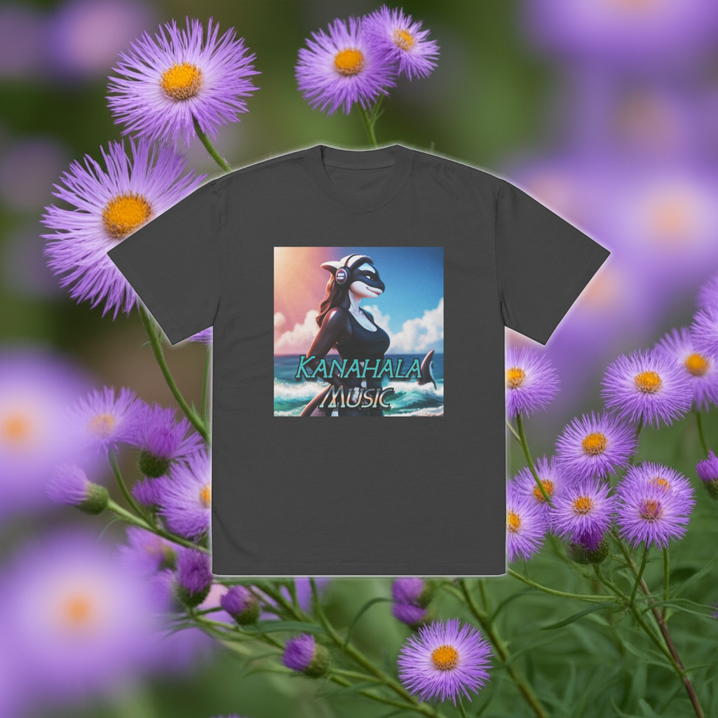 Kanahala Music Oversized Faded T-Shirt