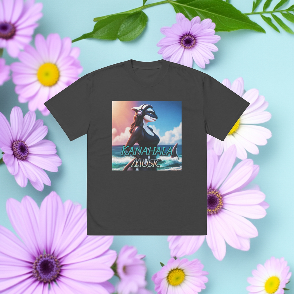 Kanahala Music Oversized Faded T-Shirt