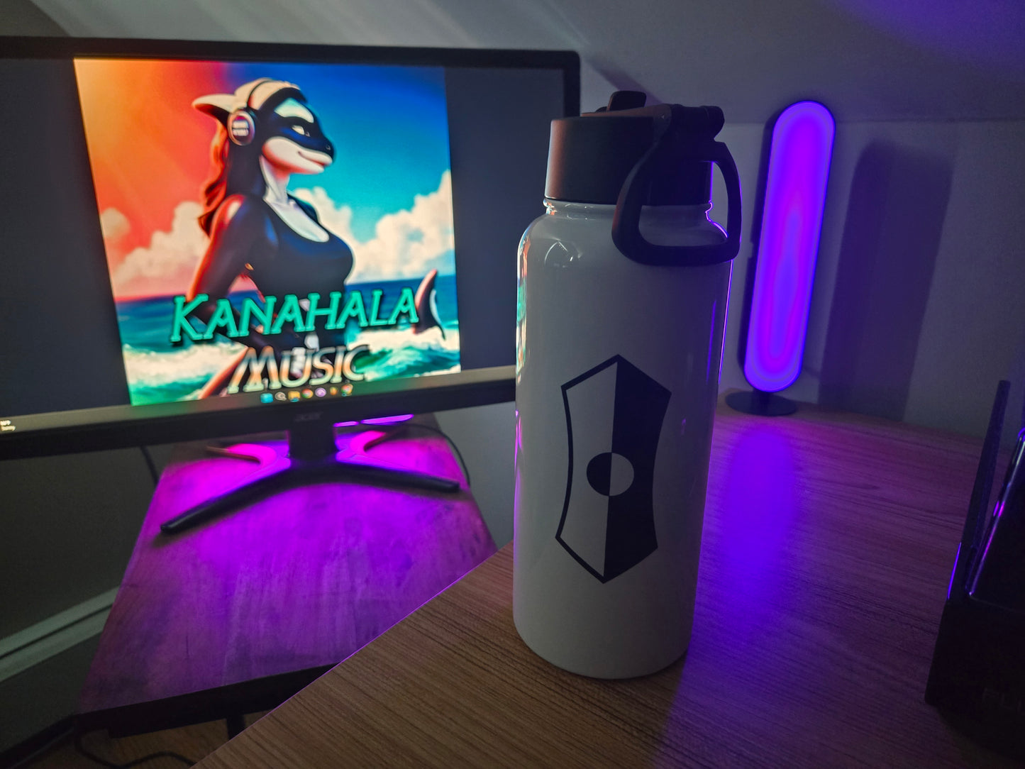 Rawbeenhood Records Water Bottle